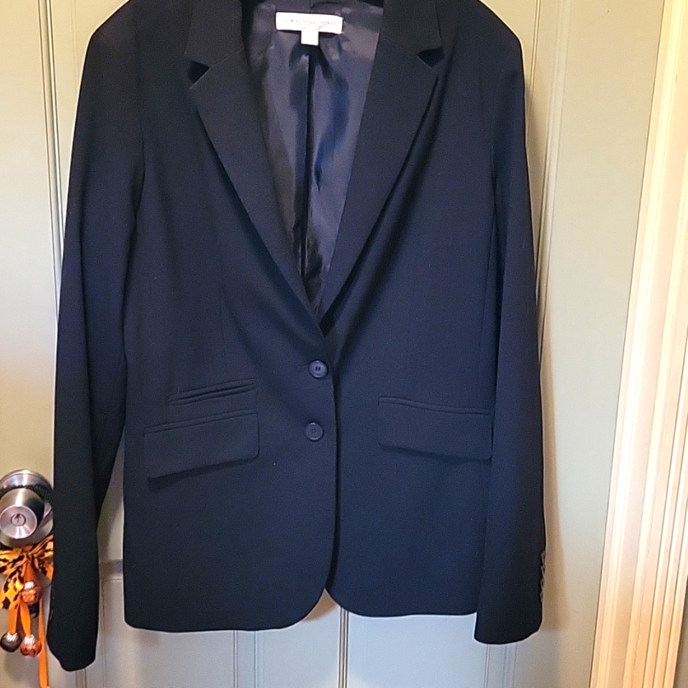 NY&CO BLACK EUC SIZE 14 TALL BLAZER